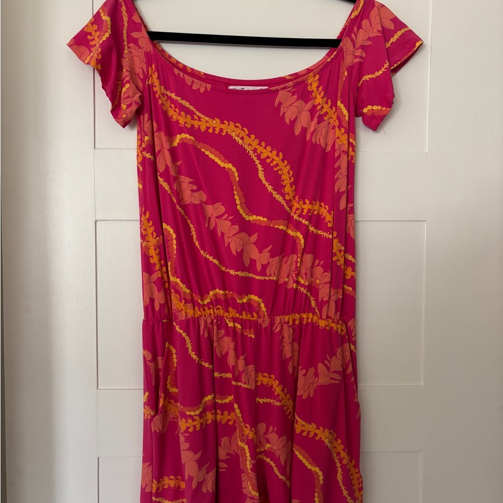 Fighting Eel Plumeria Lei Romper